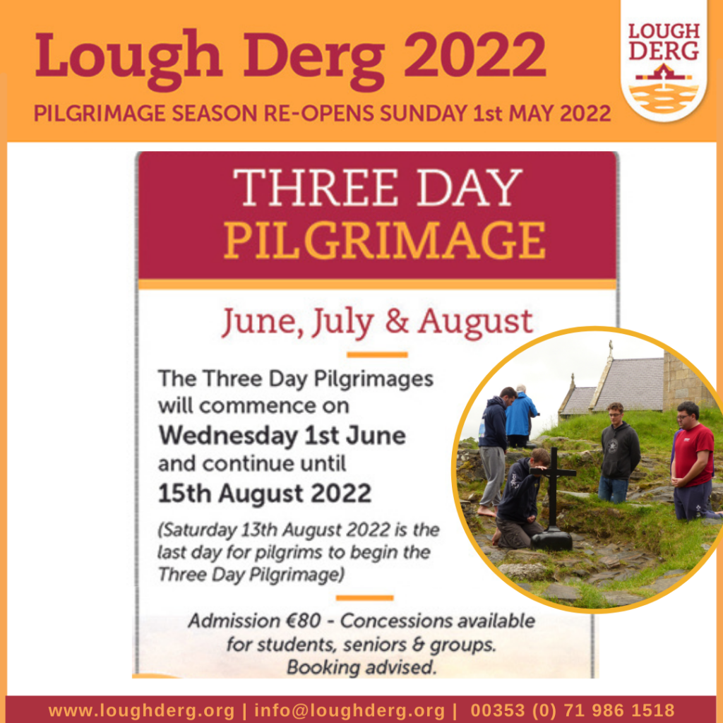 Three Day Pilgrimage - Lough Derg 2022