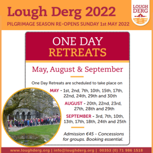 One Day Retreats Lough Derg 2022