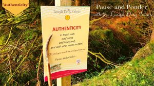 Pause and Ponder with the Lough Derg values - Authenticity with Fr La